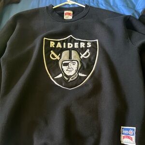Vintage Nutmeg Mills Raiders crew neck XL